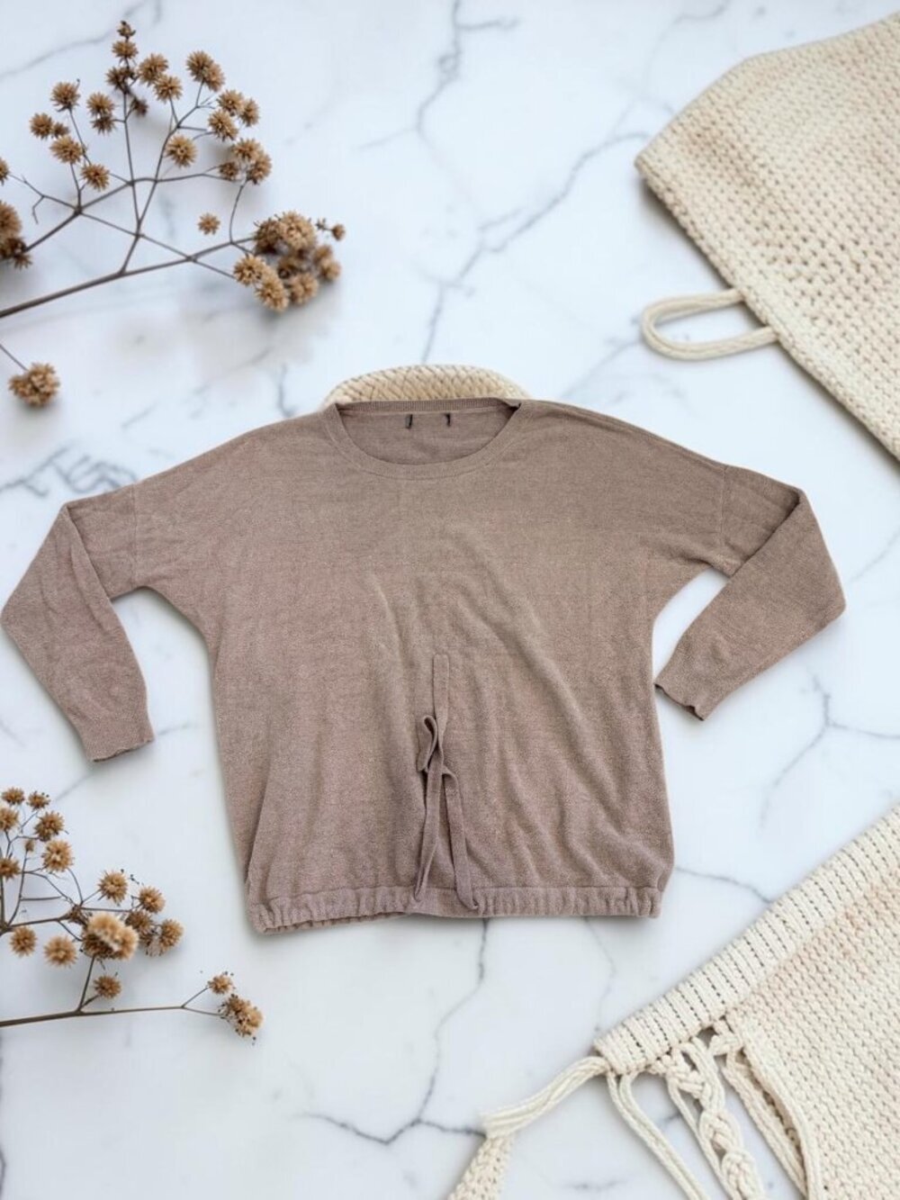 Barefoot Dreams CozyChic Ultra Lite Knit 2 Piece Set Sweatshirt & Joggers M/L? - Picture 12 of 14
